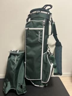美品】BEAMS GOLF スリムスタンド キャディバッグ グリーン - メルカリ