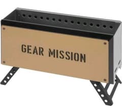 GEAR MISSION 焚き火台 トヨトミ ゴトク・風防セット 火バサミ付