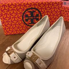 ☆新品未使用☆ TORY BURCH パンプス オープントゥのサムネイル