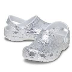 【新品】crocs クロックス キッズ シルバー C12のサムネイル