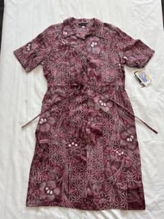 新品 有松鳴海絞 ワンピース 半袖 絞り染め 和柄 F 日本製 新品 有松鳴海絞 ワンピース 半袖 絞り染め 和柄 F 日本製 - メルカリ