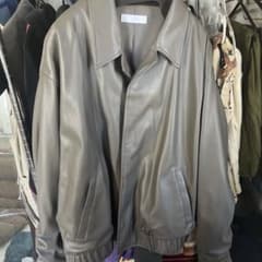 値段交渉可能　FAKE LEATHER WIDE BLOUSONのサムネイル