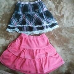 女児　120 スカート　２枚組のサムネイル
