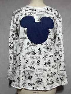 ベビードール　ディズニー　ミッキーマウス プリント 長袖Tシャツ