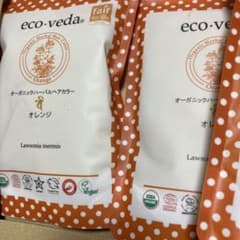 eco-veda オーガニックヘナカラー オレンジ3袋のサムネイル