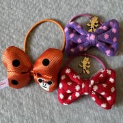 Minnie Hair Tie Ribbon