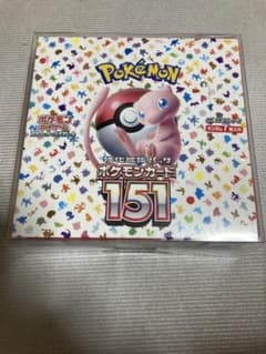 最安値！　ポケモンカード151 BOX シュリンク付きのサムネイル