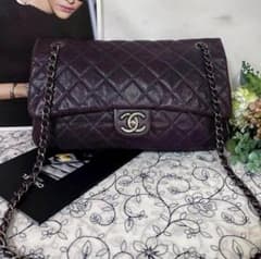 CHANEL シャネル【極美品】ダブルフラップ マトラッセ キャビアスキン 