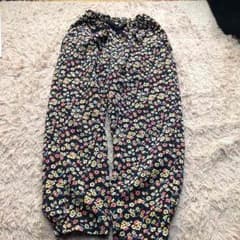 GU 花柄リブパンツ  110のサムネイル