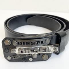 希少‼️DIESEL ディーゼル ベルト ヴィンテージ ブラック - メルカリ