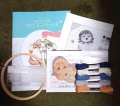mofusand クロスステッチ 創刊号＋ポーチ作成キット図案 - メルカリ