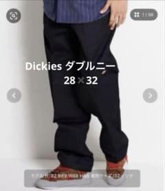 Dickies ダブルニー ワークパンツ28✖️32 85283 ダークネイビー