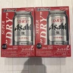 アサヒ スーパードライ 350ml x2ケース （48缶） - メルカリ