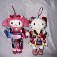サンリオピューロランド　ネオナツマツリ　マスコット　キティ　マイメロのサムネイル