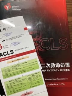 ACLSプロバイダーマニュアル　2020のサムネイル