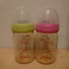 哺乳瓶 ピジョン プラスチック160ml×2本のサムネイル