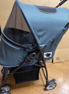 送料無料タンスのゲン小型犬用ベビーカー.ペットバギーのサムネイル