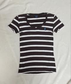 RALPH LAUREN SPORT ボーダー Vネック Tシャツのサムネイル