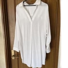 AZUL by moussy 長袖シャツ ホワイト L