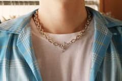 VINTAGE HEAVY CHAIN 목걸이 STERING SILVER