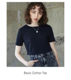 juemi ショート丈Tシャツ　ブラックのサムネイル