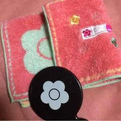 ゆうこりん様専用♡マリクワ ミニ鏡&ハンドタオルセットのサムネイル