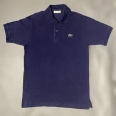 日本製】ラコステ ポロシャツ L1212 サイズ3 紺 鹿の子 LACOSTE - メルカリ