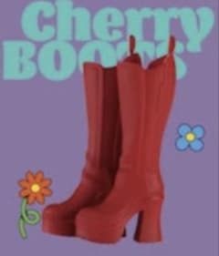 オダニミユキ チェリーちゃん be my baby! cherry ブーツ赤靴③のサムネイル