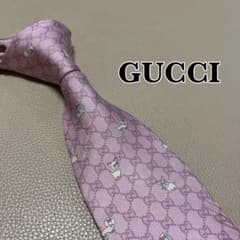 グッチ　ネクタイ　ストライプ ドット　チェック　ピンク グッチ ネクタイ ストライプ ドット チェック ピンク - メルカリ