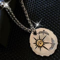 【値下げ】イーグルネックレストップ 太陽 メキシカン サンフェイス ヴィンテージのサムネイル