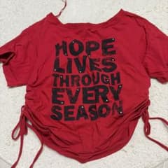 WEGO 半袖Tシャツ レッドのサムネイル