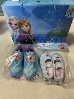 Disneyアナ雪　靴シューズセット17センチのサムネイル
