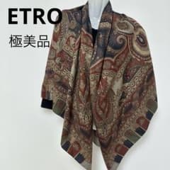 ✨ 極美品エトロ ETRO 大判ストール ウール×シルク イタリア製 - メルカリ