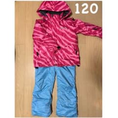 子ども用スノーボードウェア 120 ゼブラ柄 女の子のサムネイル