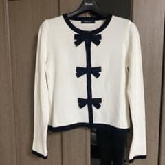 ルネ バイカラーカーディガン 34 - メルカリ