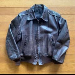 希少】40s 50s ヴィンテージ レザージャケット A-2タイプ 本革 短丈