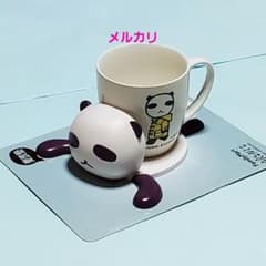 アランジアロンゾ　パンダ　マグカップとコースターお揃いセット アランジアロンゾ パンダ マグカップとコースターお揃いセット - メルカリ