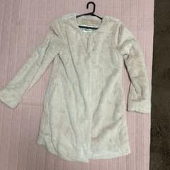 グレイル ベージュ エコファー コート ジャケットのサムネイル