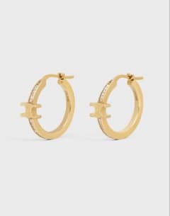 セリーヌ CELINE ゴールドピアス 値段交渉⚪︎ - メルカリ