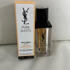 YSL PURE SHOTS NIGHT REBOOT SERUM 30ml - メルカリ