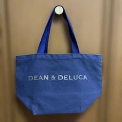 DEAN & DELUCA ネイビー トートバッグのサムネイル