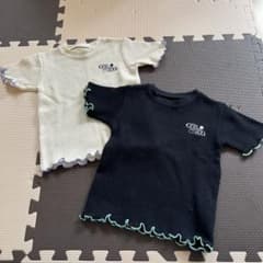 Semon ホワイト/ブラック Tシャツ 2点セット 100cmのサムネイル