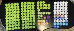 ペットボトルキャップ 緑 白 その他 計180個のサムネイル