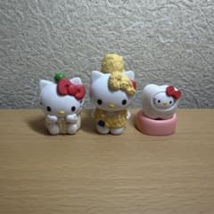 おまけ付き☆サンリオ ガチャガチャ ハローキティ異種3点セットのサムネイル