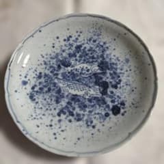 値下げ可　須田菁華　染付吹墨双魚文 5寸皿 5枚セット 値下げ可 須田菁華 染付吹墨双魚文 5寸皿 5枚セット - メルカリ
