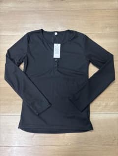 レディースLサイズ　リブ長袖Tシャツのサムネイル