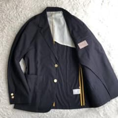 【最終値下】BEAMS 金釦 金ボタン ブレザー S M 黒 春夏秋 コットンのサムネイル