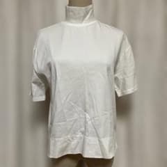 ハイネック 半袖 Tシャツ ホワイトのサムネイル