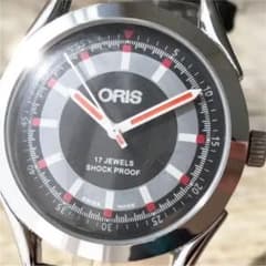 オリス Oris メンズ腕時計 アンティーク ビンテージ 手巻き ブラック レアのサムネイル