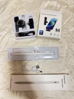 【2点セット】ワイヤレスマイク＆汎用タッチペンのサムネイル